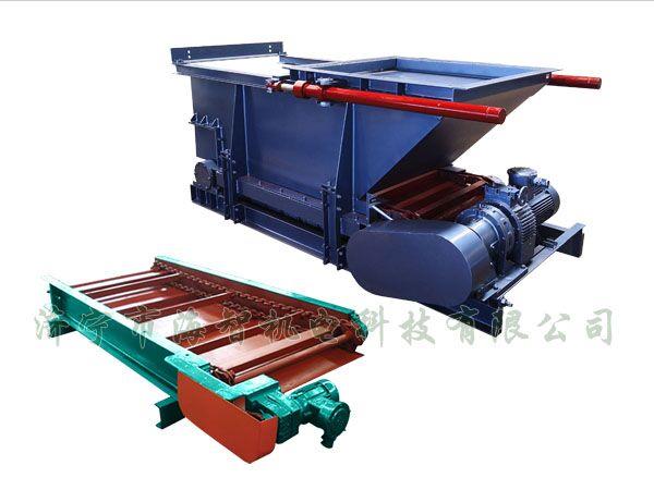 鏈板式給料機(jī)包括電控系統(tǒng)，電控系統(tǒng)包括就地控制系統(tǒng)和/或遠(yuǎn)程控制系統(tǒng)